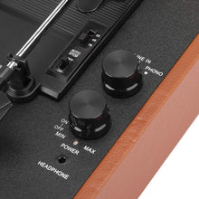 Afbeelding in Gallery-weergave laden, Platenspeler in vitale stijl, met bluetooth